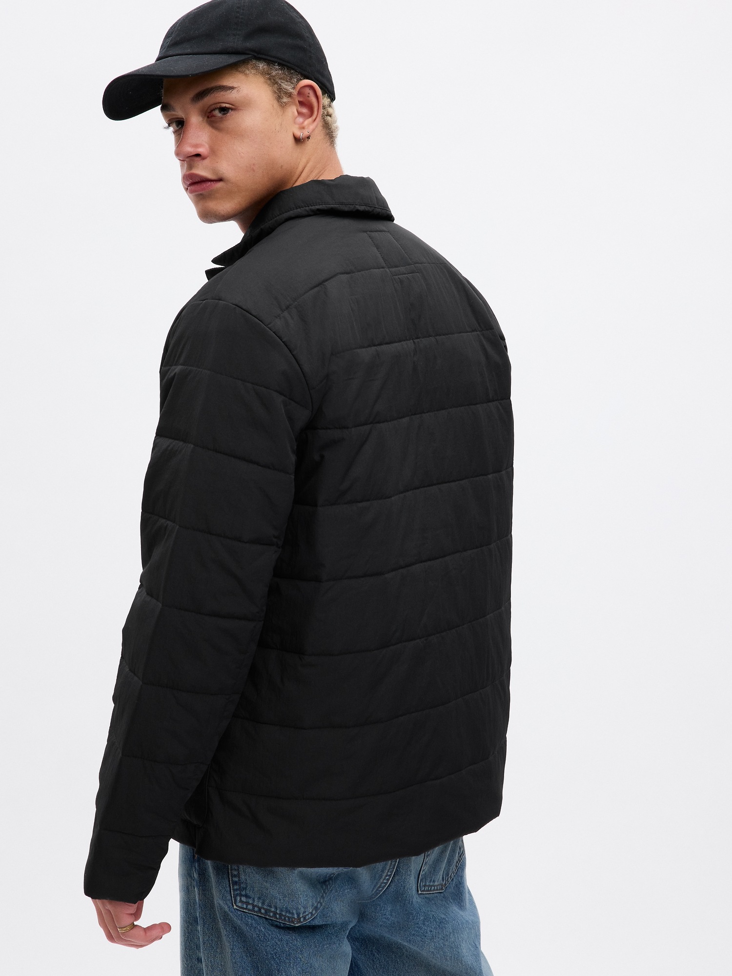 Gap Fit Mens Hybrid Tech Blazer Jacket - Black - XL - NEW w/Tags