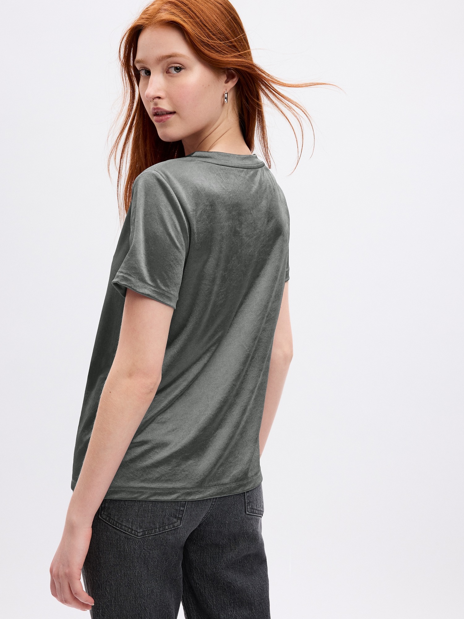 Satin t hot sale shirt