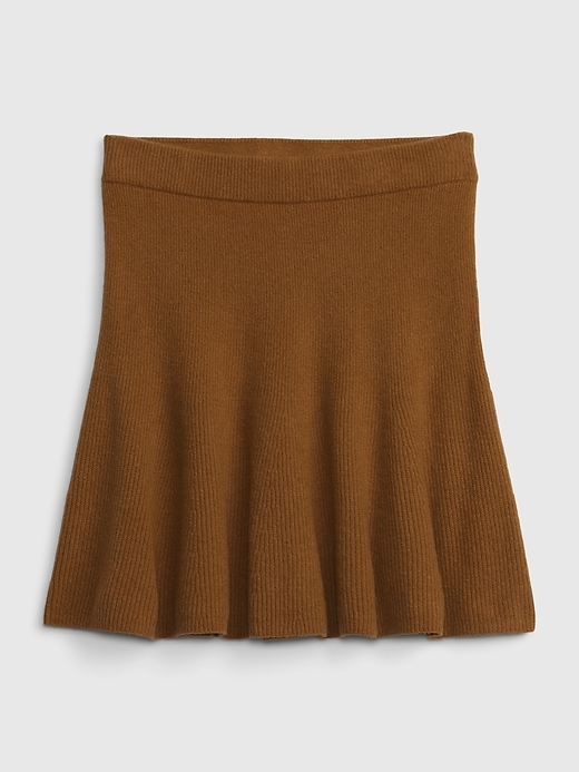 Image number 7 showing, CashSoft Rib Mini Sweater Skirt
