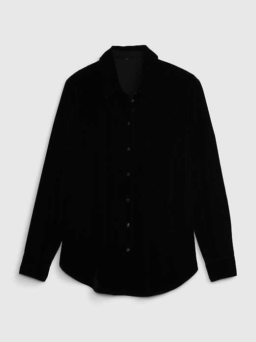 Velvet Boyfriend Shirt