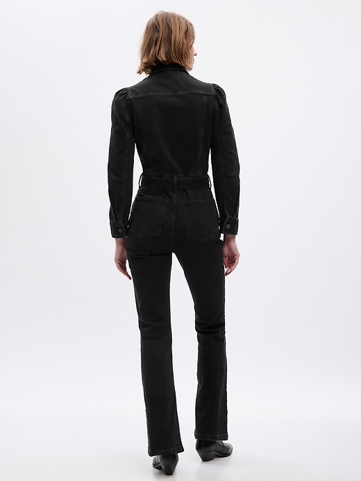 Image number 2 showing, Western Denim Jumpsuit