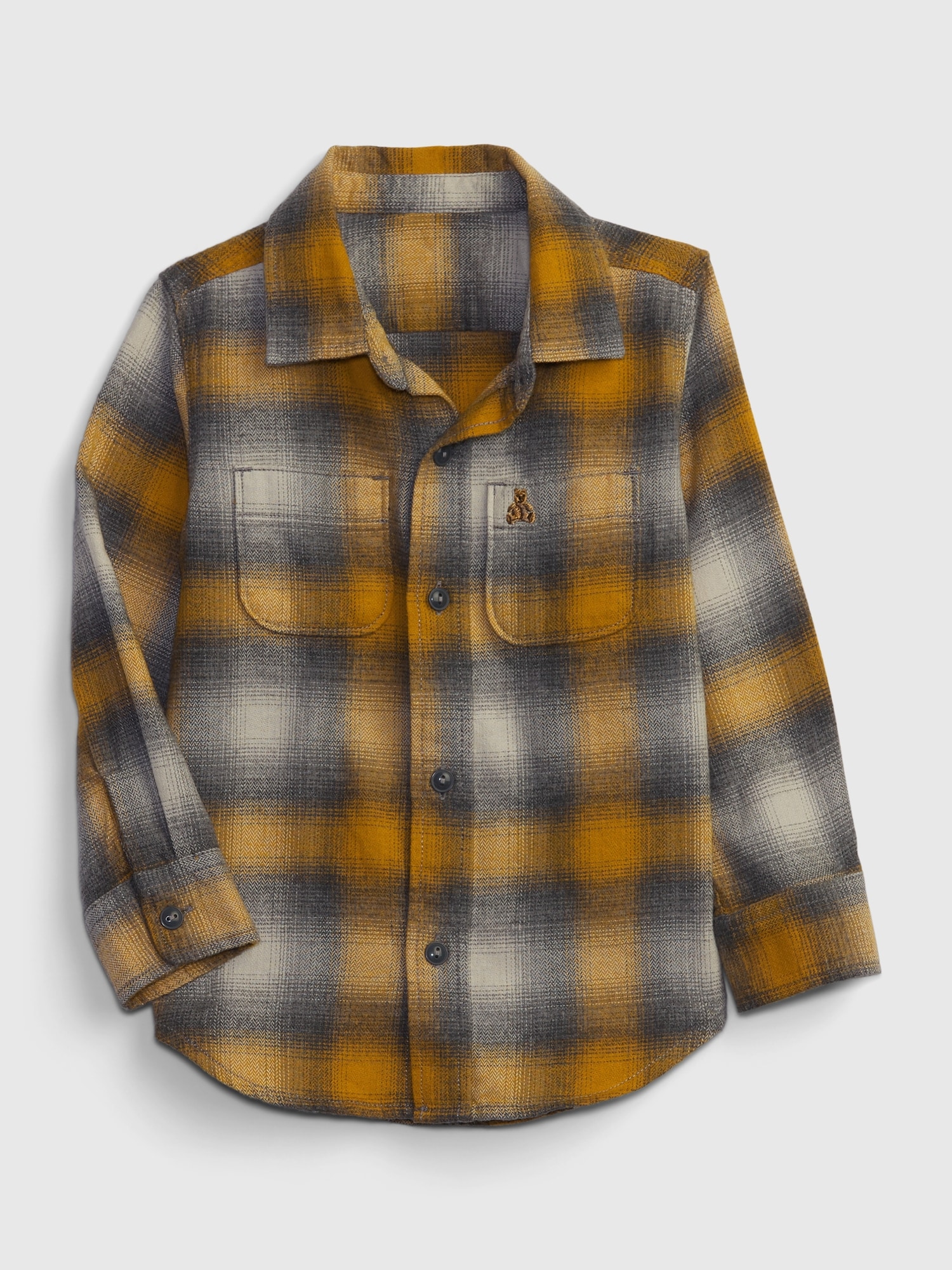 Toddler Organic Cotton Flannel Shirt