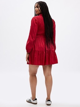 Elastic Back Detail Smock Mini Dress l Influence Fashion New