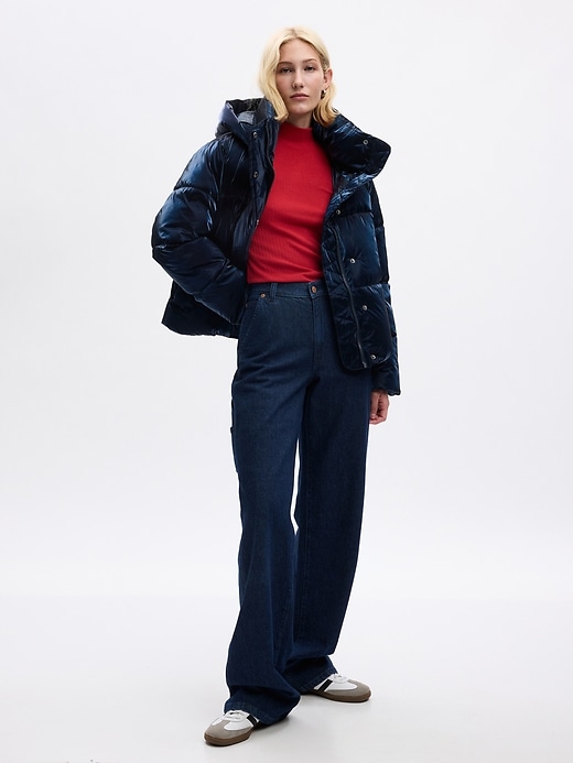 Image number 4 showing, Big Puff Cropped Jacket