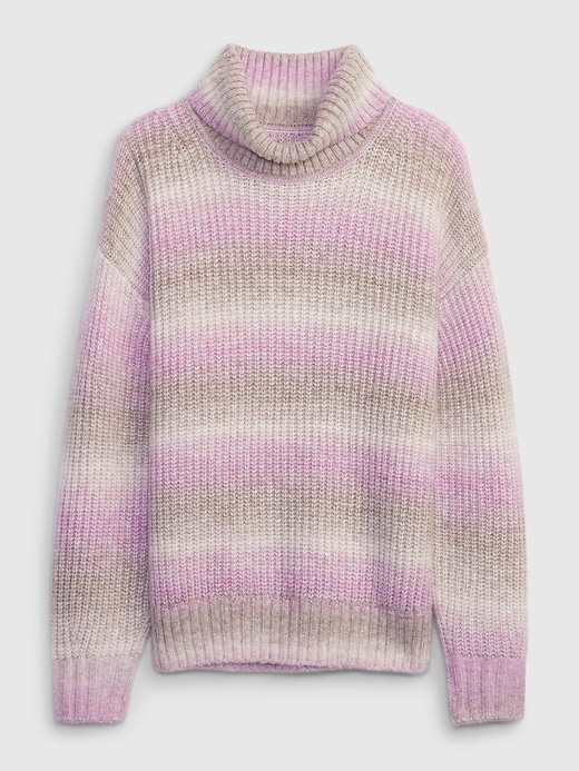 Image number 5 showing, Shaker-Stitch Turtleneck Sweater