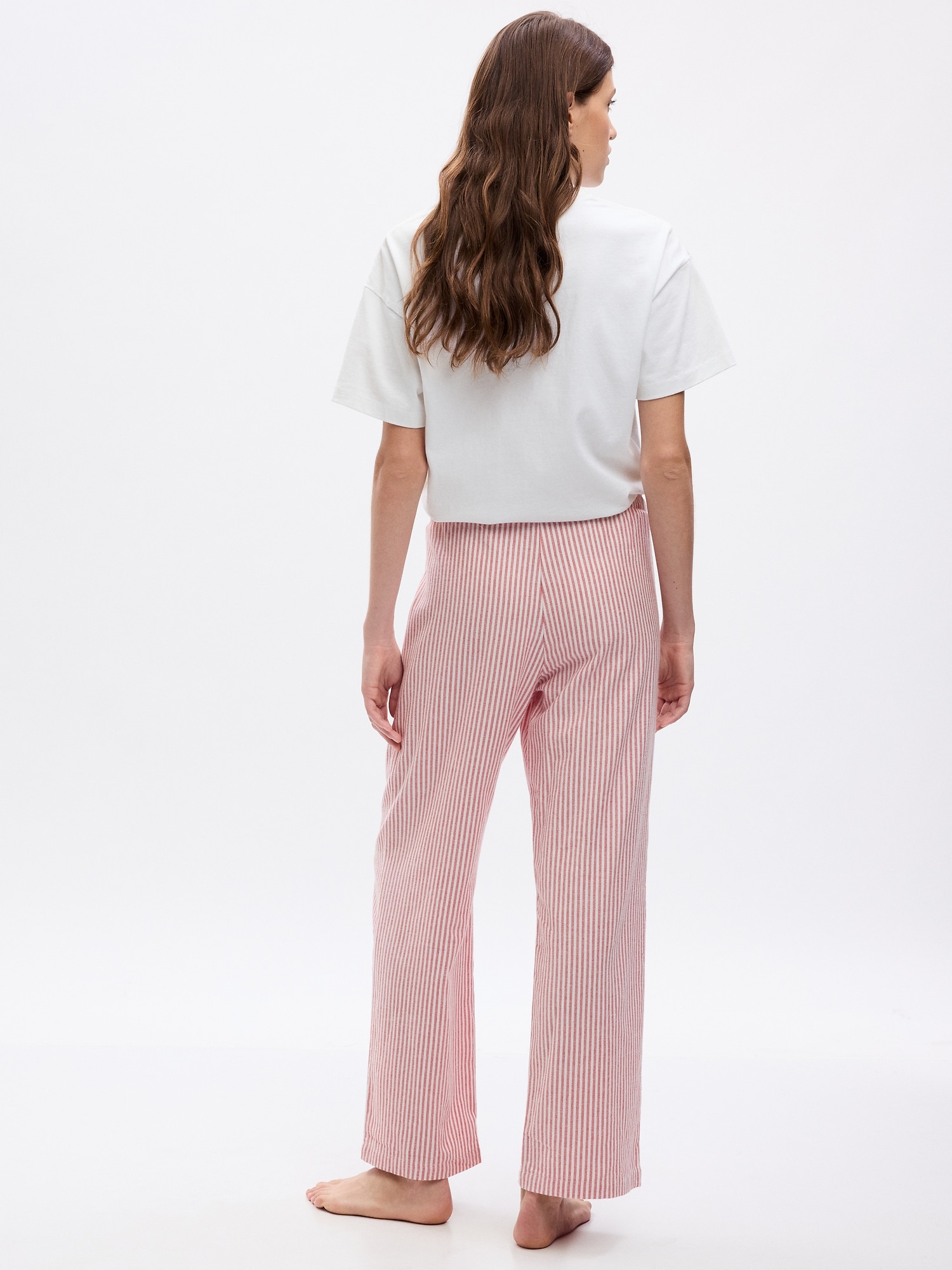 Women's Flannel Paw Pajama Pants, 100% Cotton