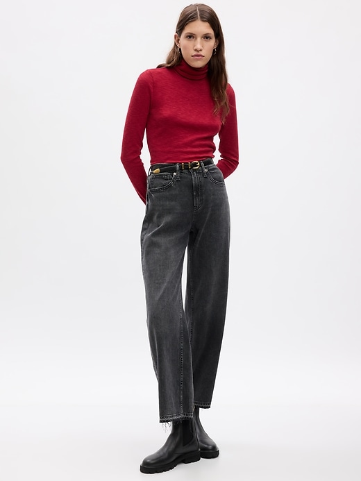 Image number 5 showing, Essential Rib Turtleneck T-Shirt