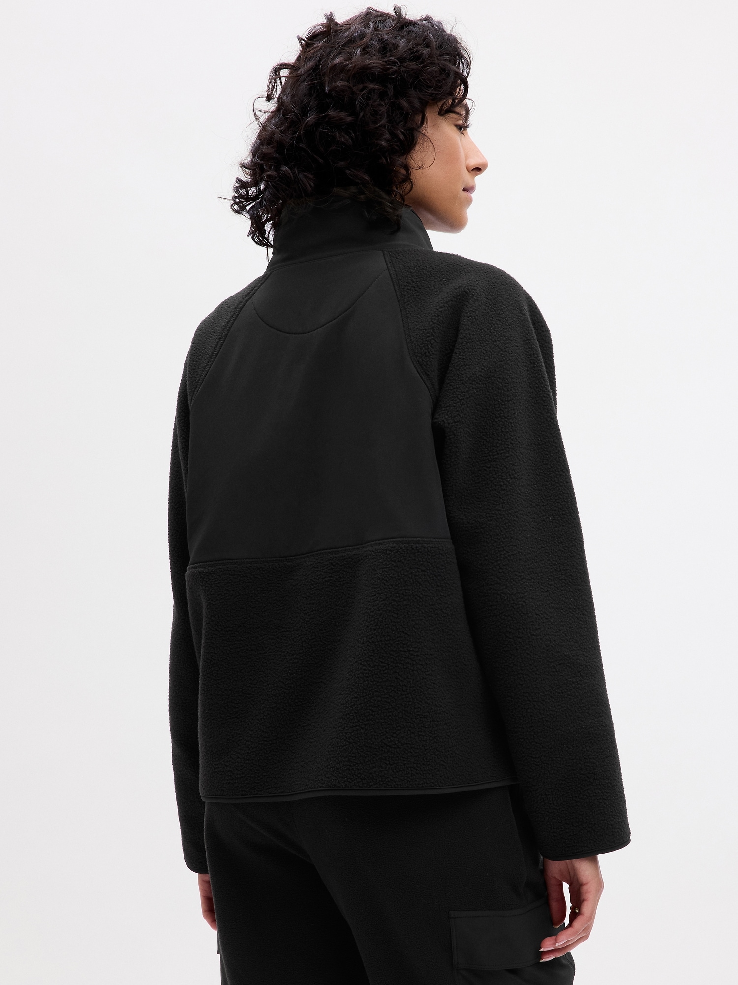 Gap Body Fit Black Full Zip Activewear Jacket Long Sleeve Women