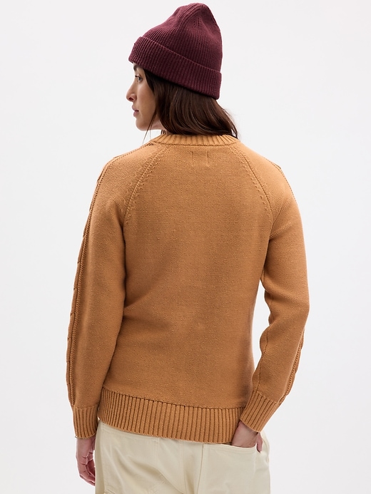 Image number 2 showing, Maternity Cable-Knit Sweater
