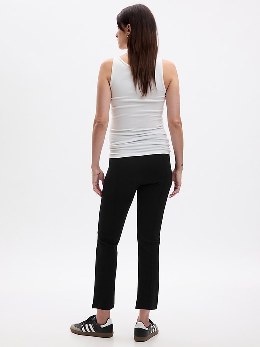 Image number 2 showing, Maternity Full Panel Ponte Crop Kick Pants