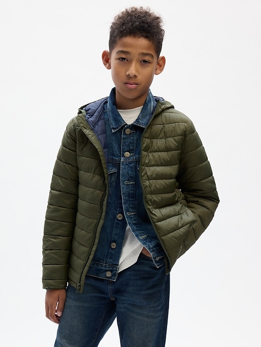 Lightweight puffer jacket kids best sale