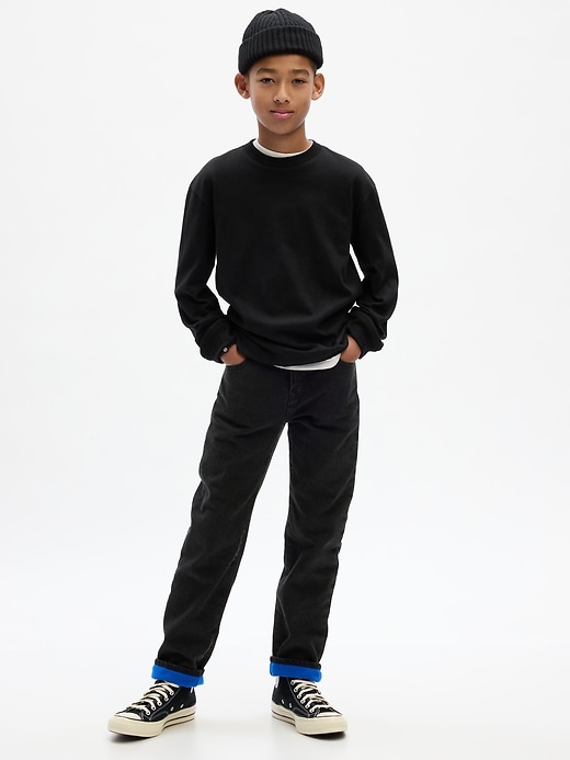 Image number 3 showing, Kids Lined Original Straight Jeans