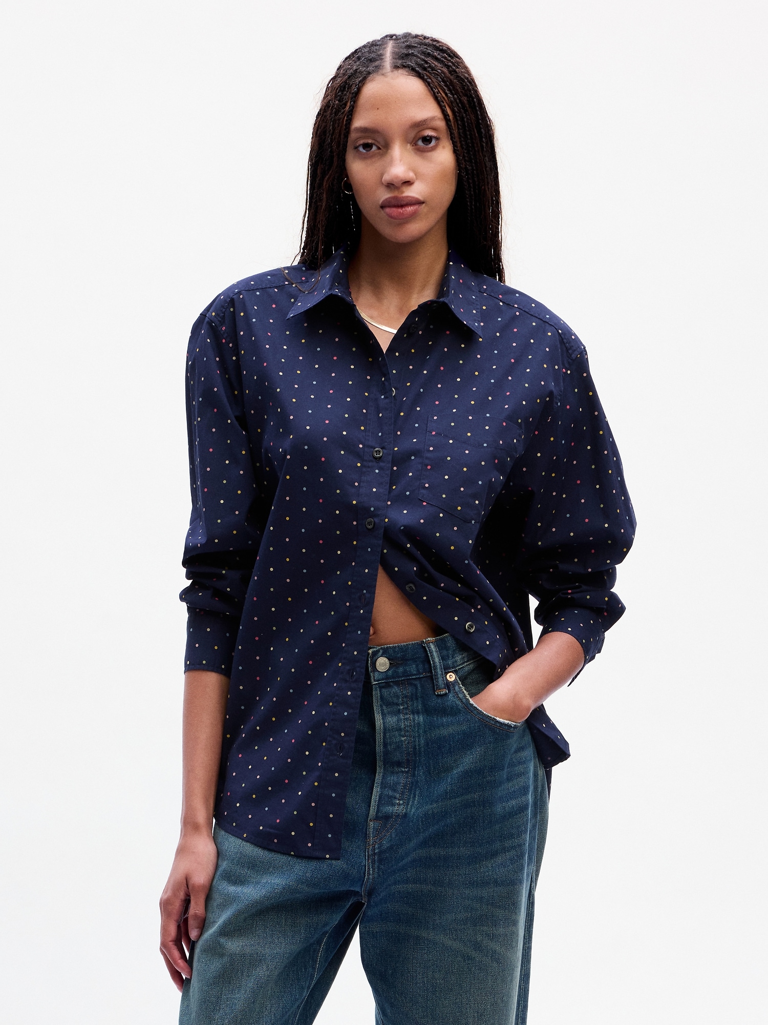 Organic Cotton Big Shirt | Gap