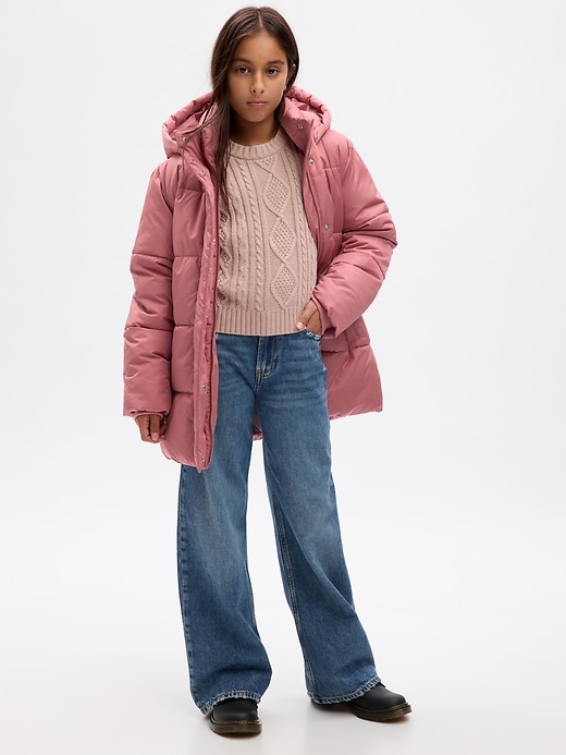 Kids Recycled Heavyweight Puffer Jacket