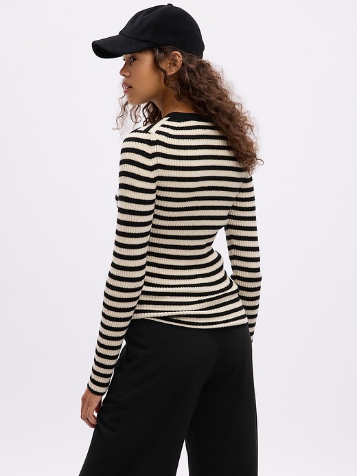 Image number 2 showing, Crewneck Rib Sweater