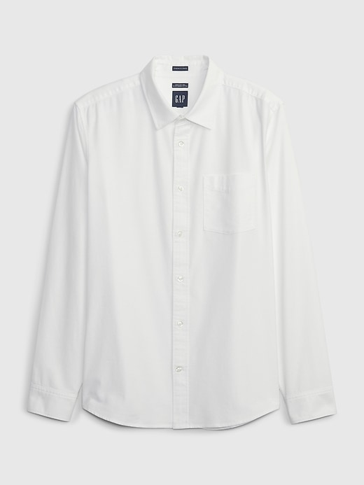 Image number 3 showing, Point-Collar Oxford Shirt in Standard Fit