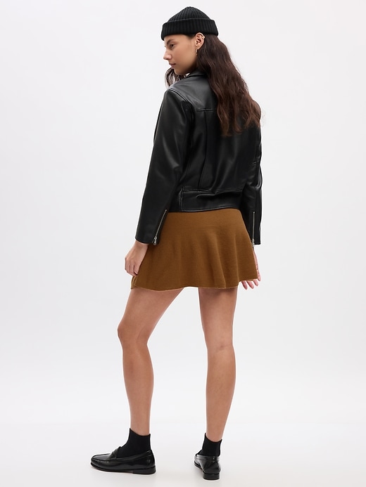 Image number 6 showing, CashSoft Rib Mini Sweater Skirt
