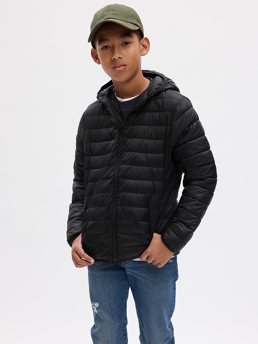 Kids Recycled Lightweight Puffer Jacket Gap