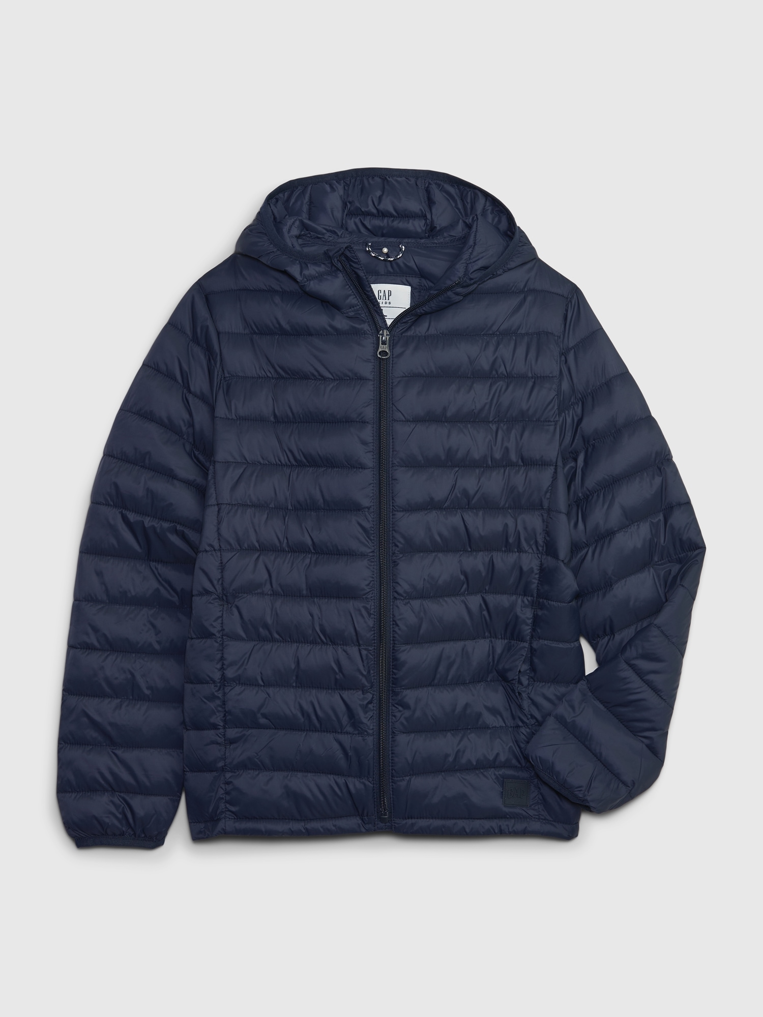 Recycled Navy Puffer Jacket