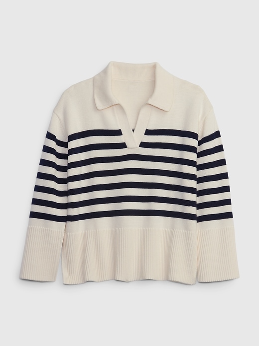 Image number 5 showing, 24/7 Split-Hem Polo Sweater