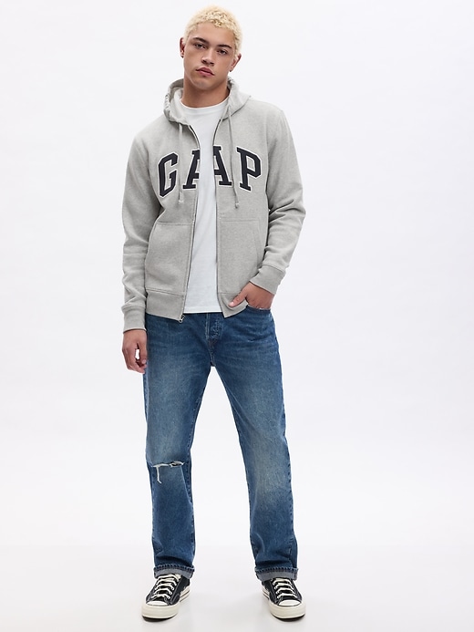 Image number 10 showing, Gap Reissue Logo Zip Hoodie