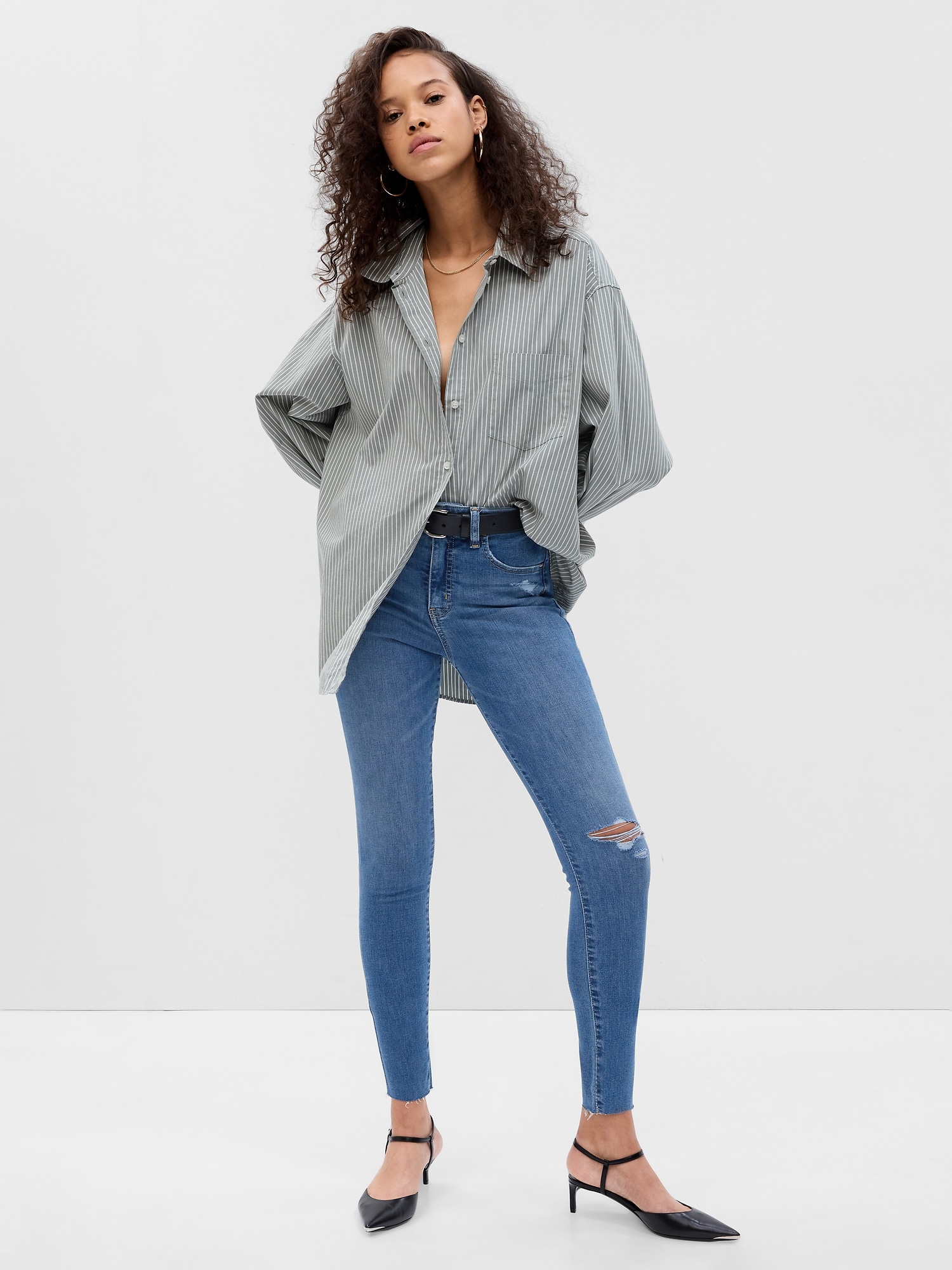 Buy Gap High Waisted Universal Legging Jeans from the Laura Ashley online  shop