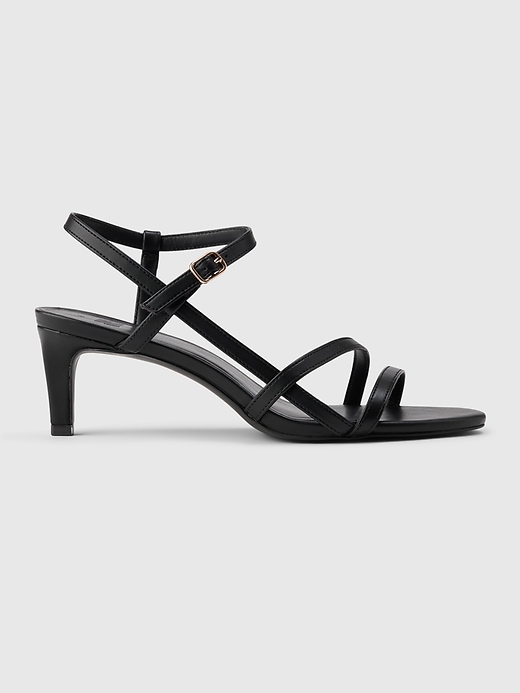 Next black 2024 strappy heels