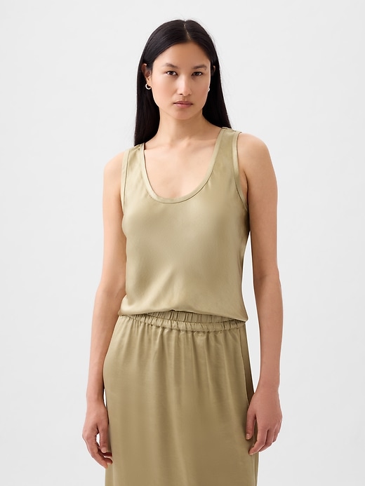 Image number 4 showing, Satin Tank Top