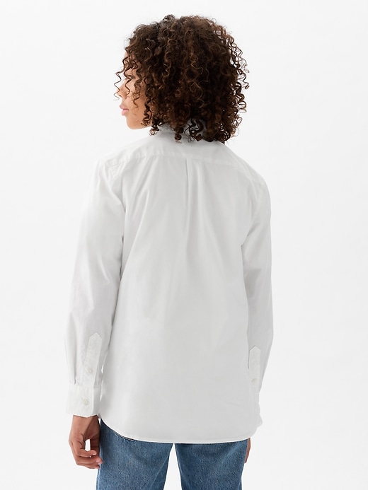 Image number 2 showing, Kids Organic Cotton Poplin Shirt