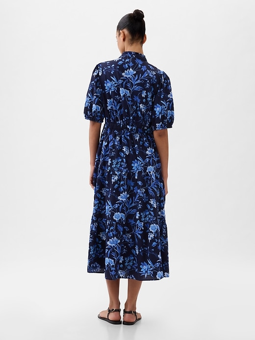 Image number 2 showing, Puff Sleeve Midi Dress