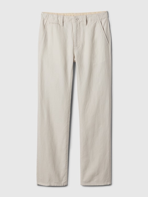 Image number 4 showing, Kids Linen-Cotton Lived-In Khakis