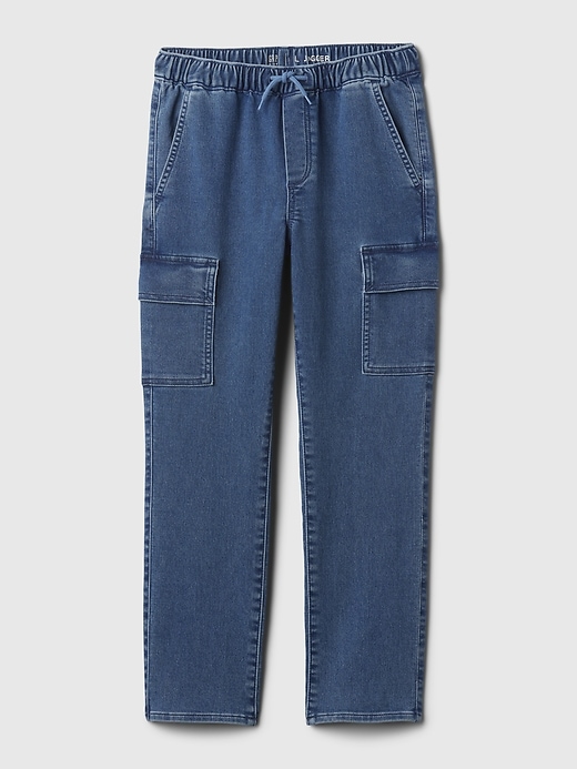 Image number 4 showing, Kids Cargo Denim Joggers