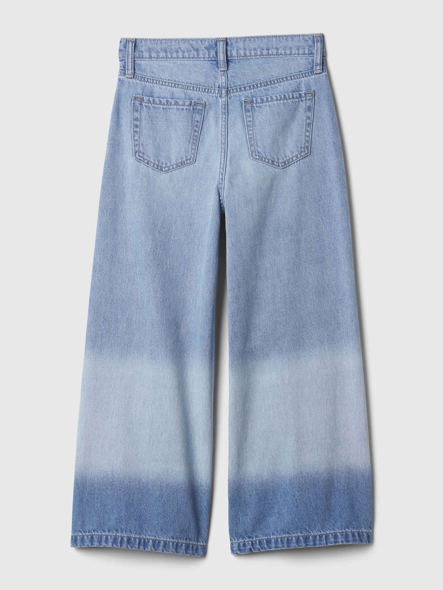 High Rise Stride Wide-Leg Jeans