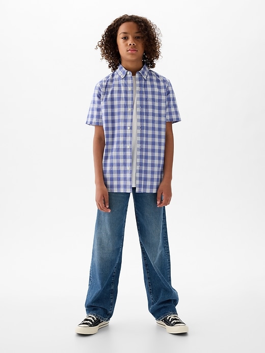 Image number 3 showing, Kids Poplin Shirt