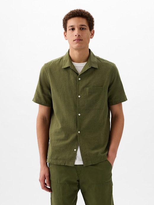 Image number 8 showing, Linen-Cotton Shirt