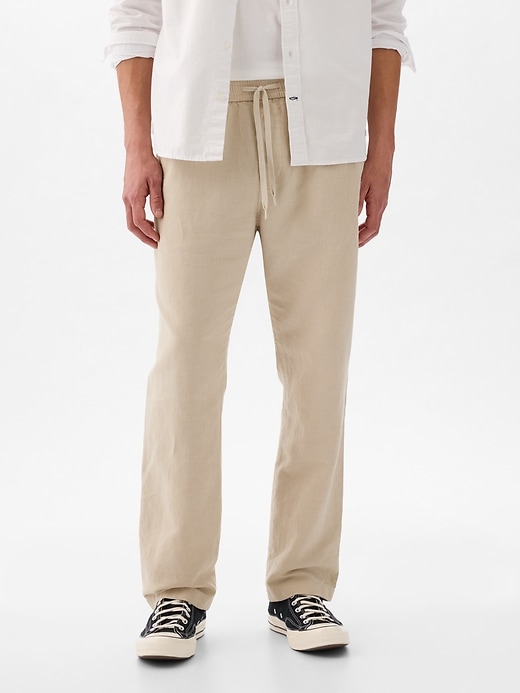 Relaxed Fit Linen Drawstring Pants - GANT