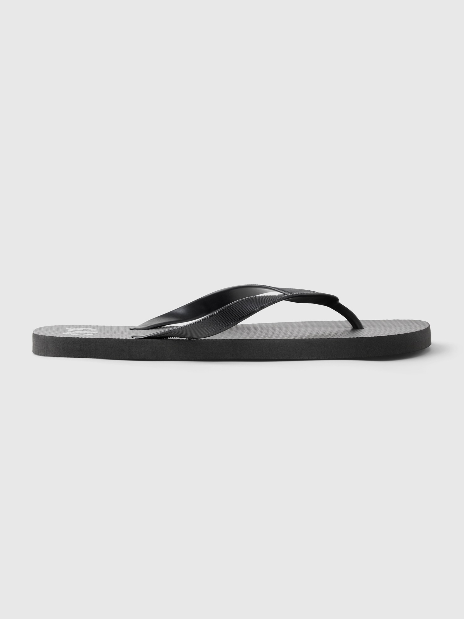 Beach Flip Flop — Black – La Garçonne