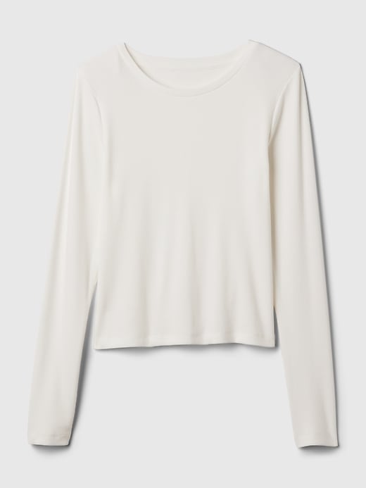 Image number 4 showing, Modern Rib Cropped T-Shirt