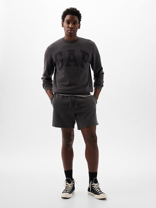 Image number 1 showing, 7" French Terry Shorts with E-Waist