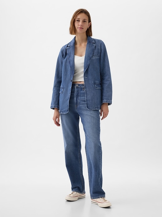 Image number 3 showing, Denim Blazer