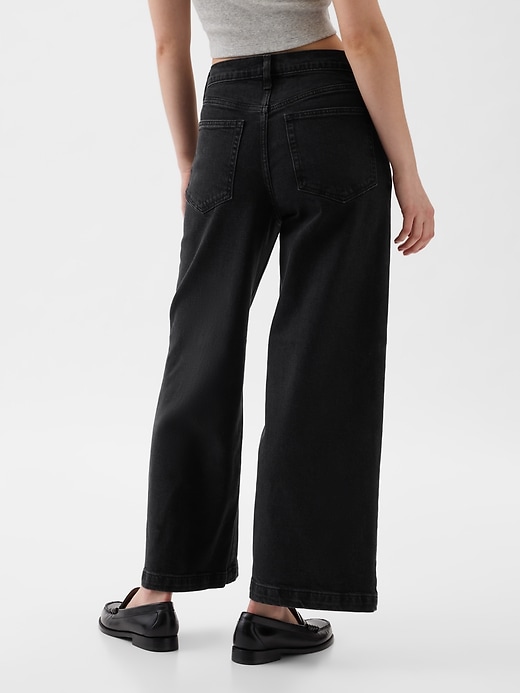 Buy Gap Black High Rise Destructed Ankle Jeggings from Next Luxembourg