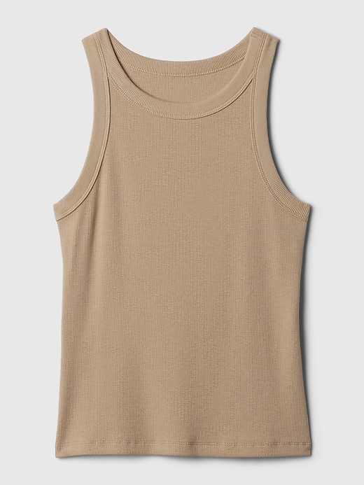 Image number 7 showing, Modern Rib Halter Tank Top