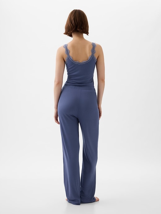 Image number 2 showing, Mini Rib Straight PJ Pant