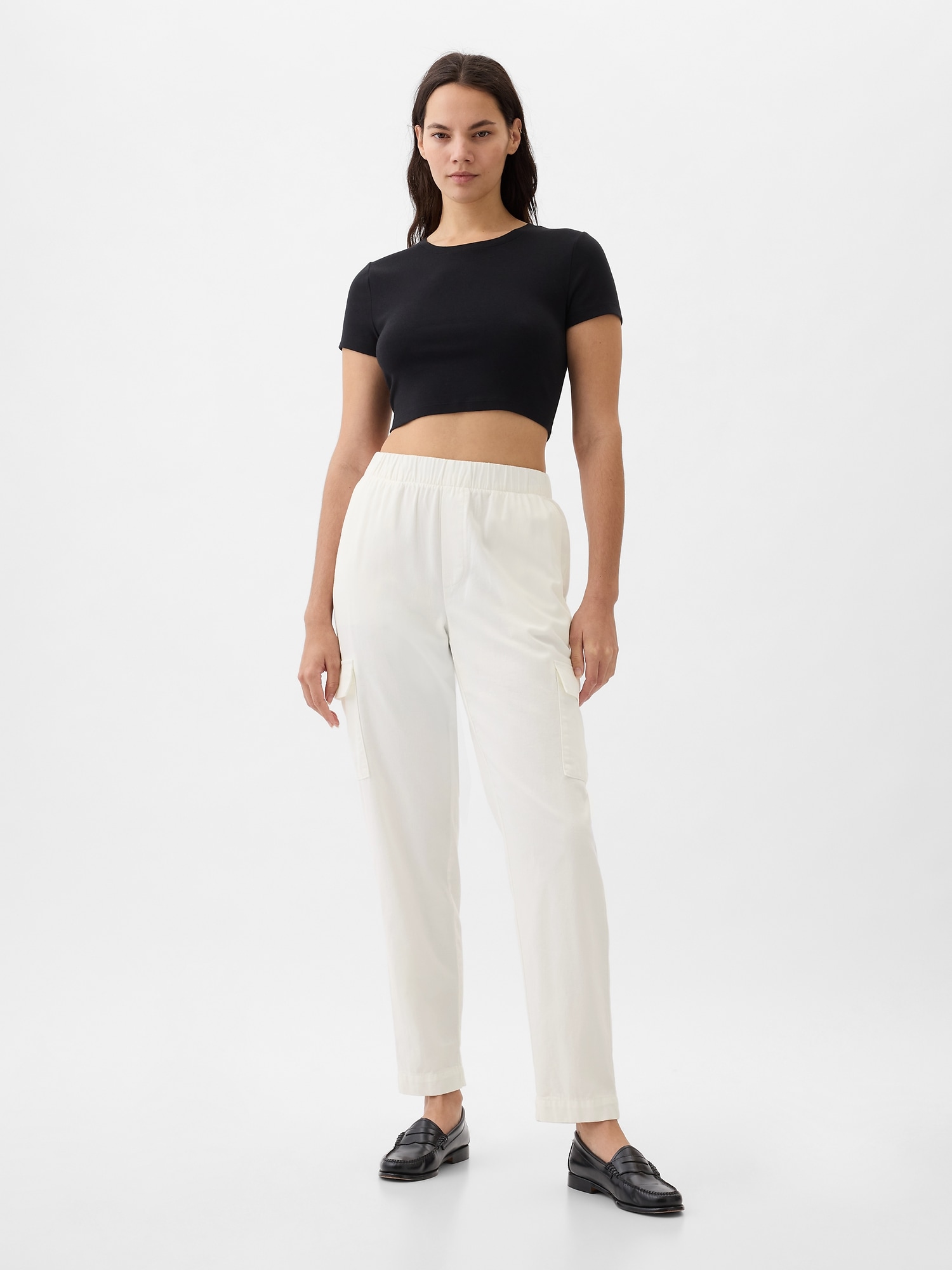OFF WHITE TROUSERS PANTS FOR WOMENS AND GIRLS 100% COTTON