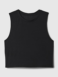 View large product image 4 of 18. GapFit Breathe Cropped Muscle T-Shirt