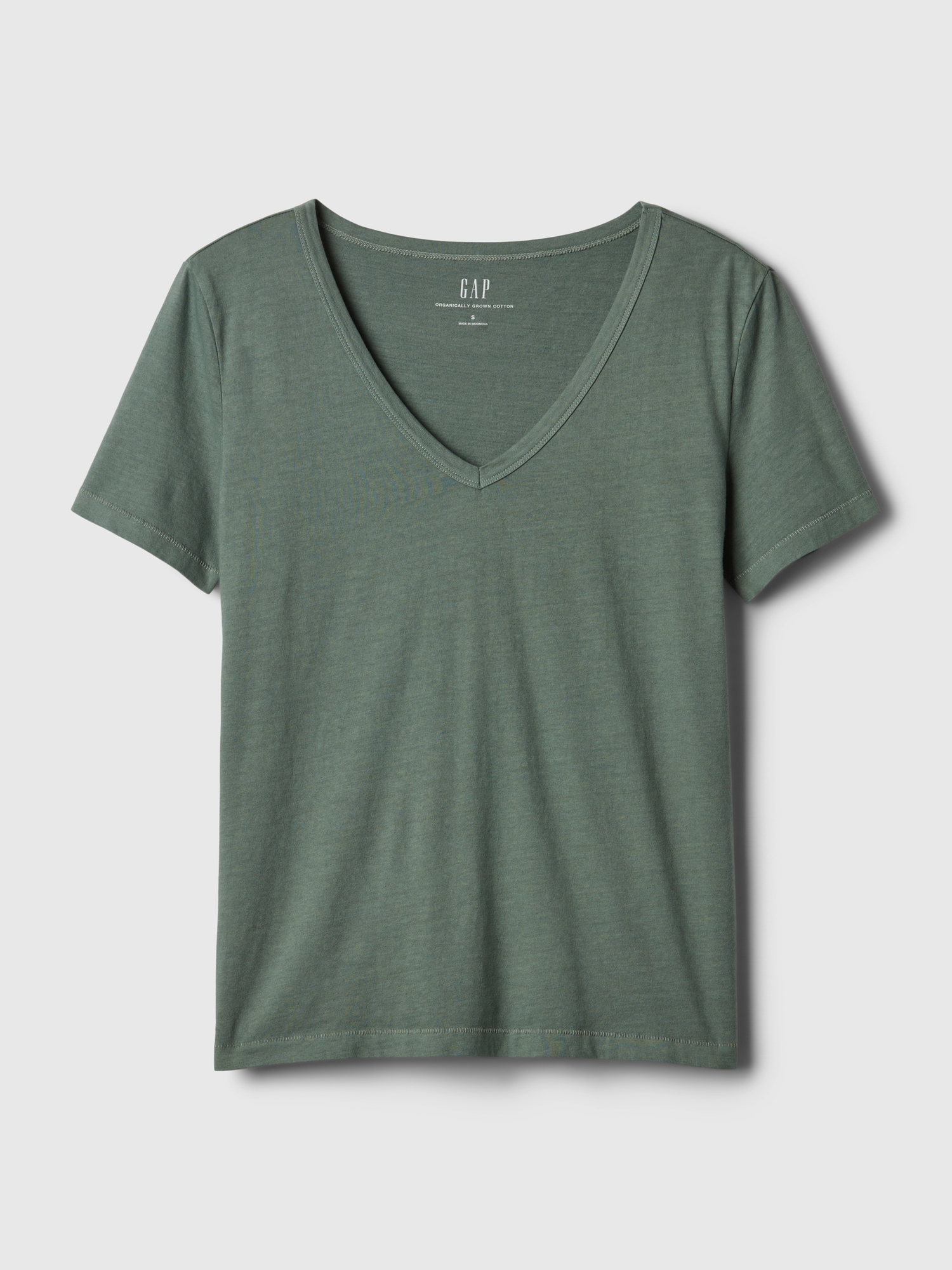 Organic Cotton Vintage V-Neck T-Shirt | Gap