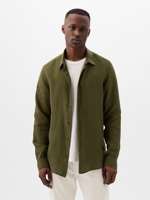 Image number 1 showing, Linen Shirt