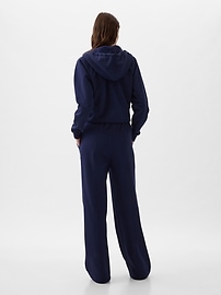 Wearever Fleece Open-Bottom Sweatpants for Tall Women Midnight Blue