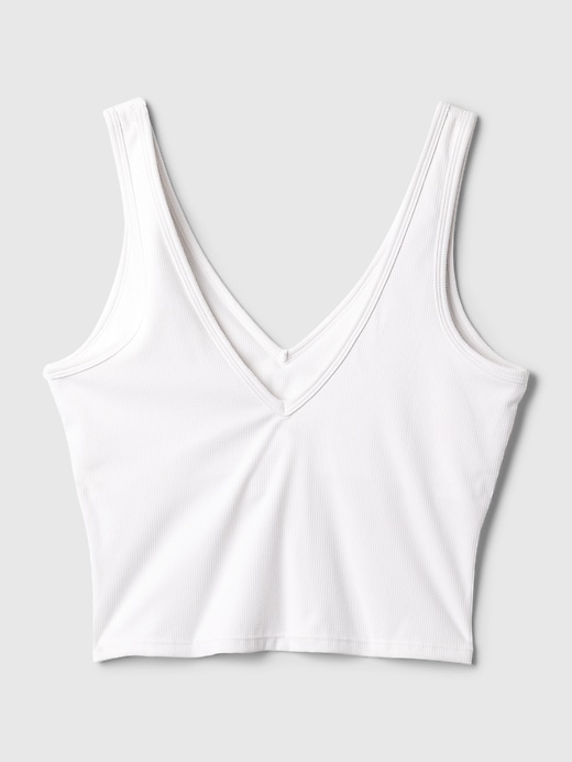 Image number 5 showing, GapFit Studio Rib V-Neck Brami