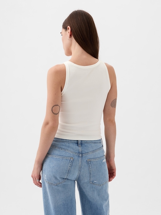 Image number 2 showing, Modern Cropped Tank Top